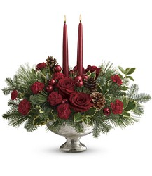  Teleflora's Shining Bright Centerpiece from Clermont Florist & Wine Shop, flower shop in Clermont
